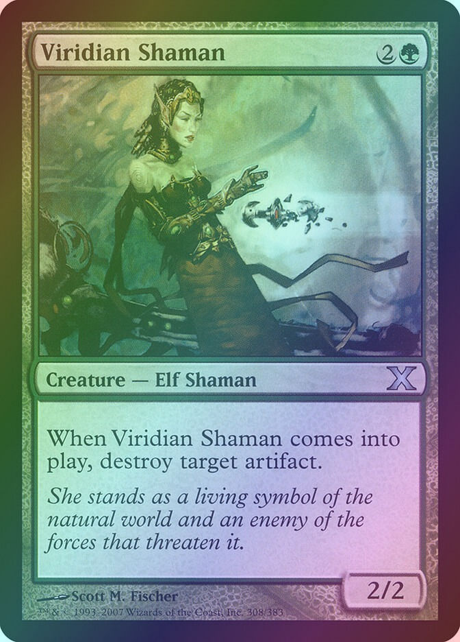 Viridian Shaman (10E) (308) / Foil