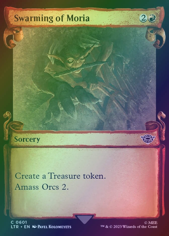 Swarming of Moria (LTR) (601) / Showcase / Foil