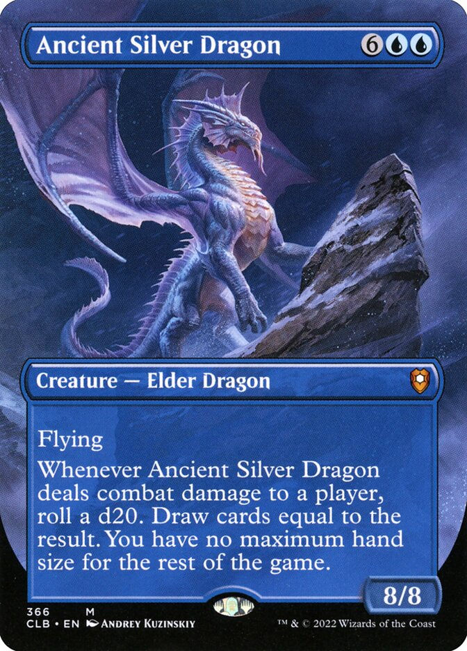 Ancient Silver Dragon (CLB) (366) / Borderless