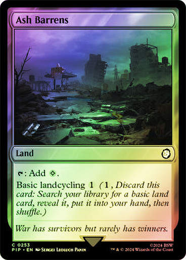 Ash Barrens (pip) (253) / Foil