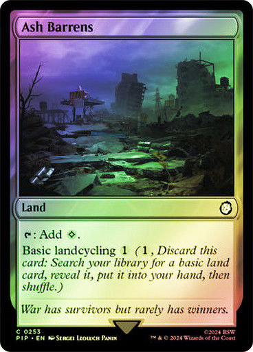 Ash Barrens (pip) (253) / Foil
