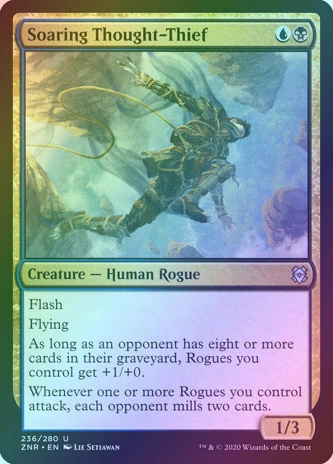 Soaring Thought-Thief (ZNR) (236) / Foil
