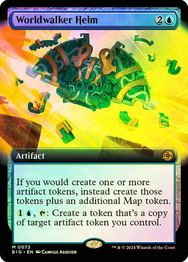 Worldwalker Helm (BIG) (72) / Extended Art / Foil