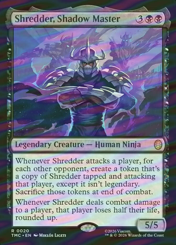Shredder, Shadow Master (TMC) (20) / Surge Foil