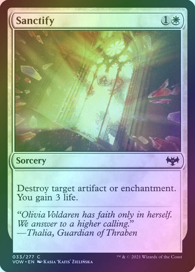 Sanctify (VOW) (33) / Foil
