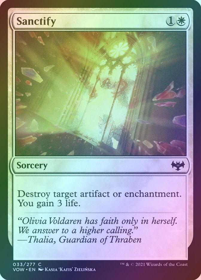 Sanctify (VOW) (33) / Foil