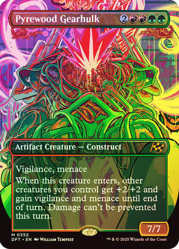 Pyrewood Gearhulk (DFT) (352) / Foil / Borderless