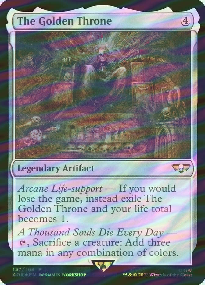 The Golden Throne (40K) (157★) / Surge Foil