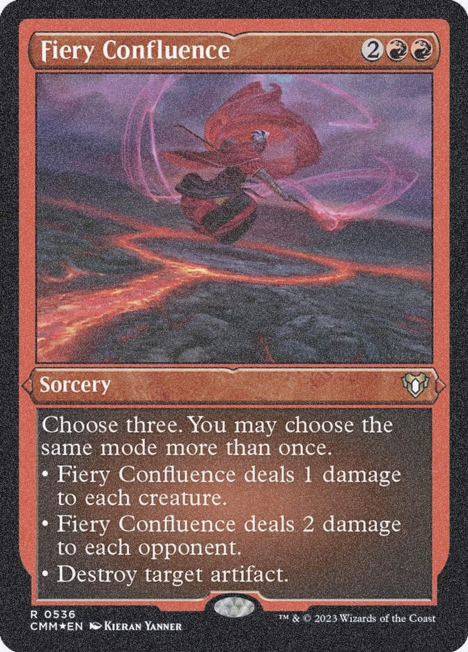 Fiery Confluence (CMM) (536) / Foil Etched