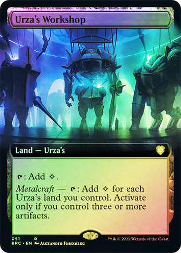 Urza's Workshop (BRC) / Extended Art Foil