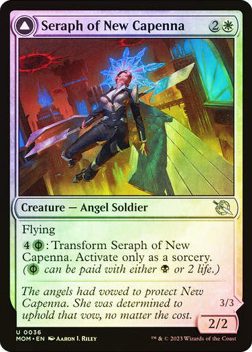 Seraph of New Capenna // Seraph of New Phyrexia (mom) / Foil