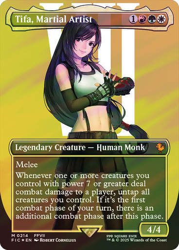 Tifa, Martial Artist (FIC) (214) / Borderless / Surge Foil