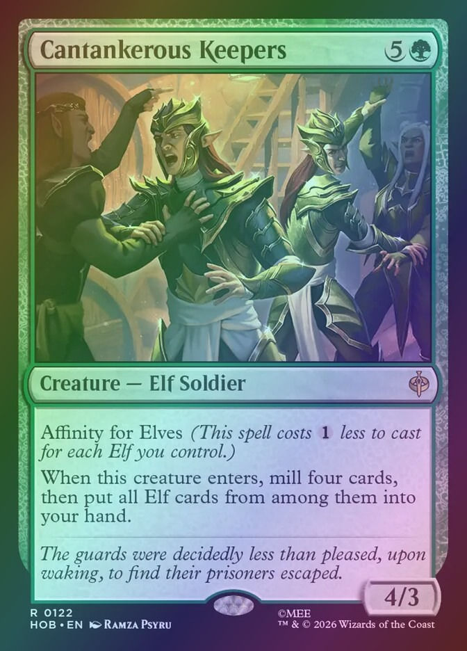 Cantankerous Keepers (HOB) (122) / Foil