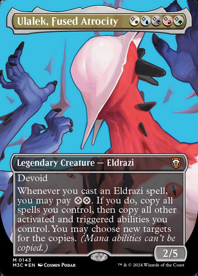 Ulalek, Fused Atrocity (m3c) (143) / Borderless Ripple Foil