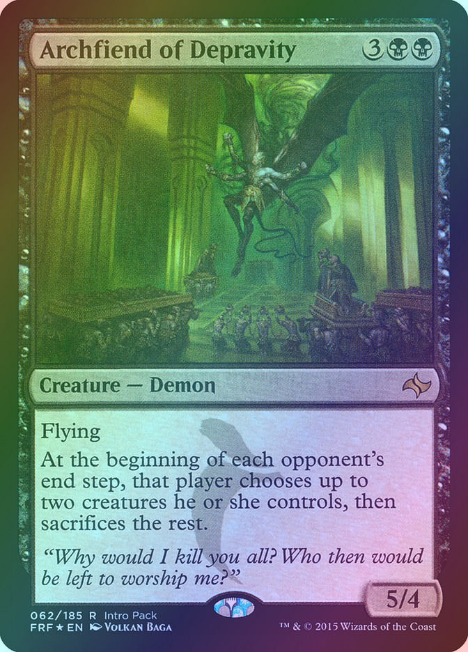 Archfiend of Depravity (PFRF) (62) / Foil