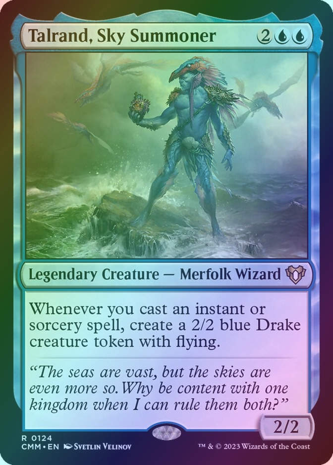 Talrand, Sky Summoner (CMM) (124) / Foil