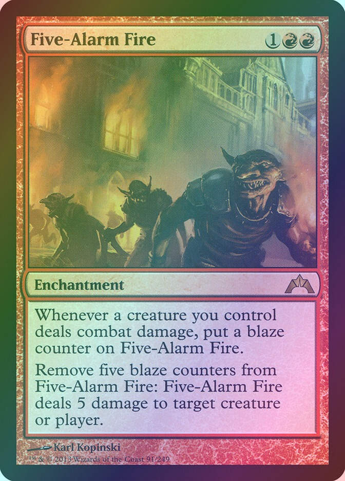 Five-Alarm Fire (GTC) (91) / Foil