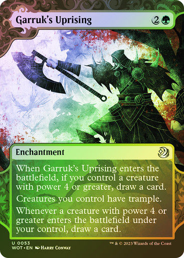 Garruk's Uprising (wot) / Foil