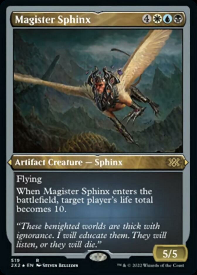 Magister Sphinx (2X2) / Etched Foil