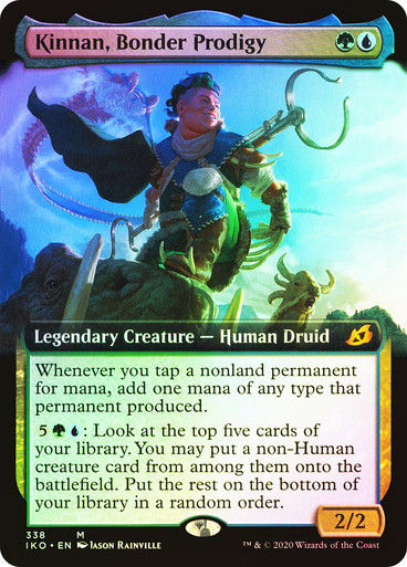 Kinnan, Bonder Prodigy (IKO) (338) / Extended Art / Foil