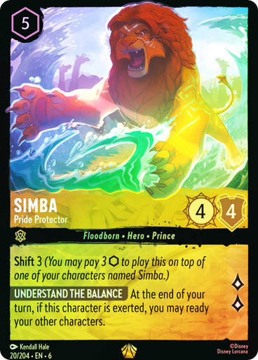 Simba - Pride Protector (LOR_AZU) / Foil