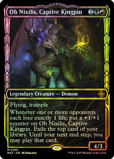 Ob Nixilis, Captive Kingpin (MAT) / Showcase / Foil