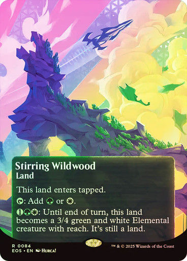 Stirring Wildwood (EOS) (84) / Borderless / Foil