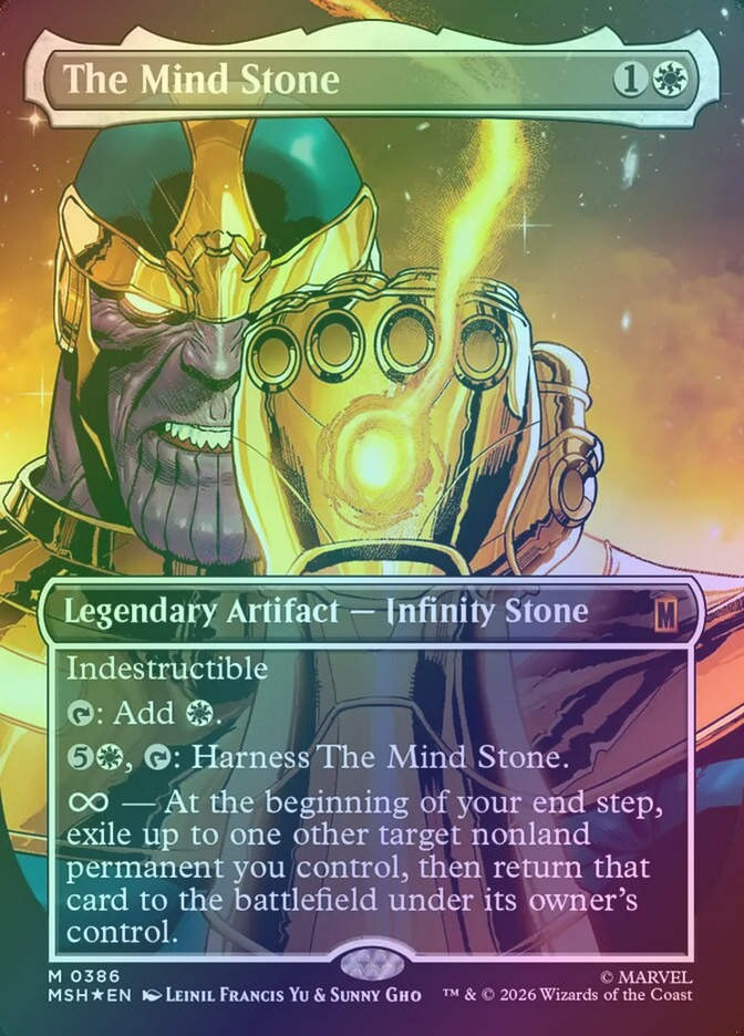 The Mind Stone (MSH) (386) / Borderless / Foil