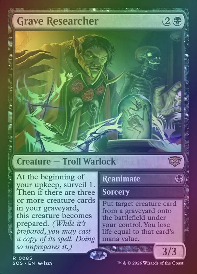 Grave Researcher // Reanimate (PSOS) (85p) / Foil