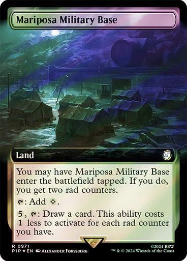 Mariposa Military Base (pip) (971) / Extended Surge Foil