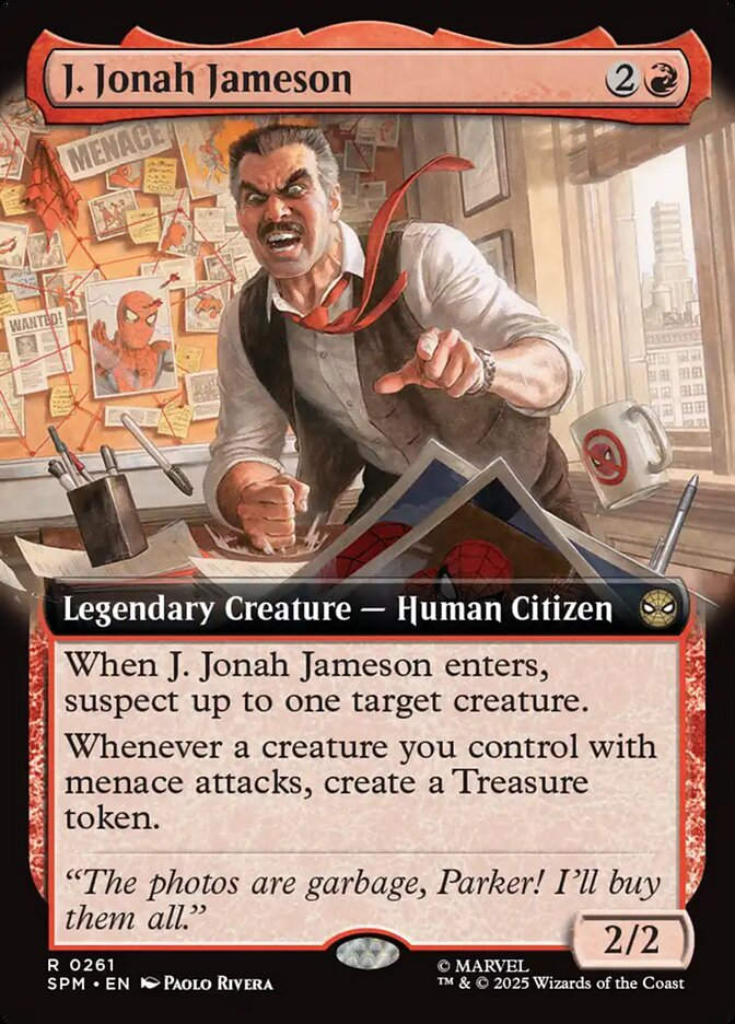J. Jonah Jameson (SPM) (261) / Extended Art