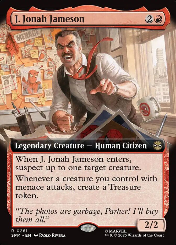 J. Jonah Jameson (SPM) (261) / Extended Art