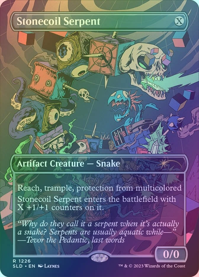 Stonecoil Serpent (SLD) (1226) / Borderless / Foil