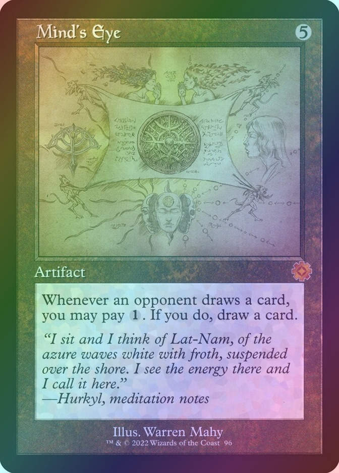 Mind's Eye (BRR) (96) / Foil / Schematic