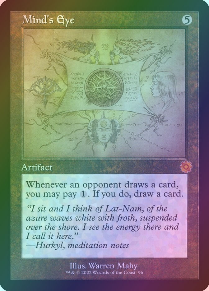 Mind's Eye (BRR) (96) / Foil / Schematic