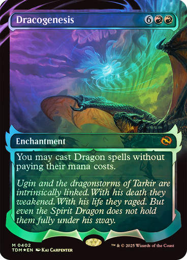 Dracogenesis (TDM) (402) / Foil / Showcase Ghostfire (A) (EN)