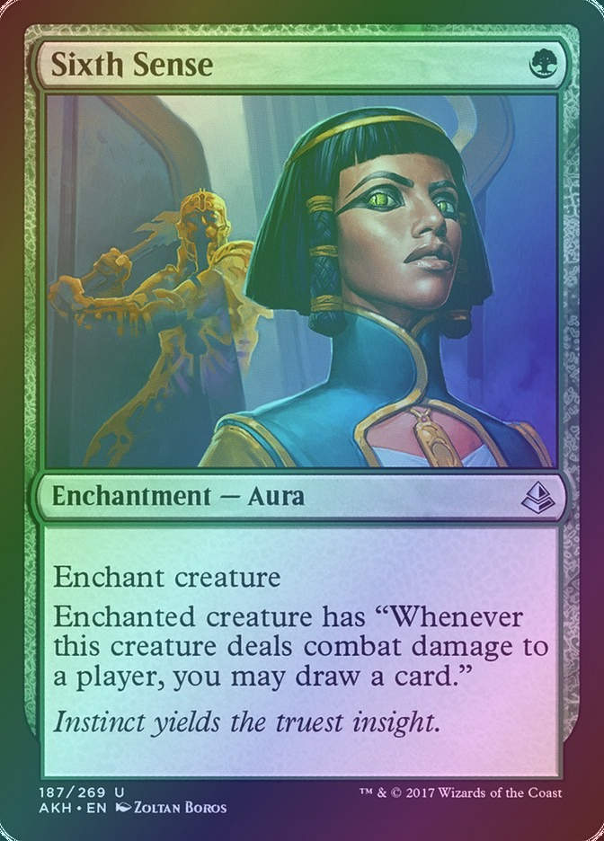 Sixth Sense (AKH) (187) / Foil