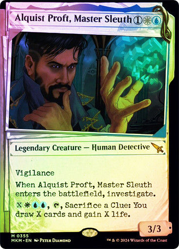 Alquist Proft, Master Sleuth (mkm) (355) / Showcase Foil