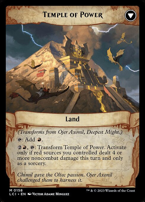 Ojer Axonil, Deepest Might // Temple of Power (lci) — cara 2 de 2