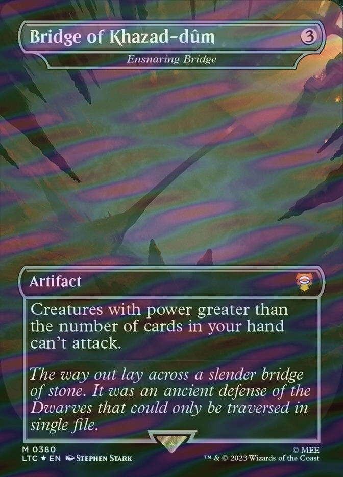Ensnaring Bridge (LTC) (380) / Borderless / Surge Foil