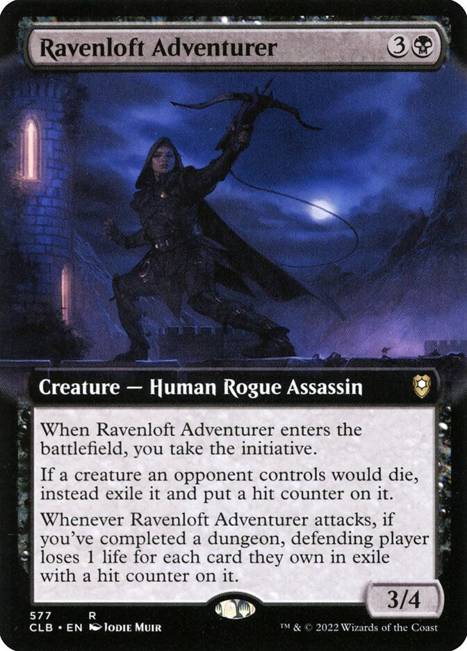 Ravenloft Adventurer (CLB) (577) / Extended Art