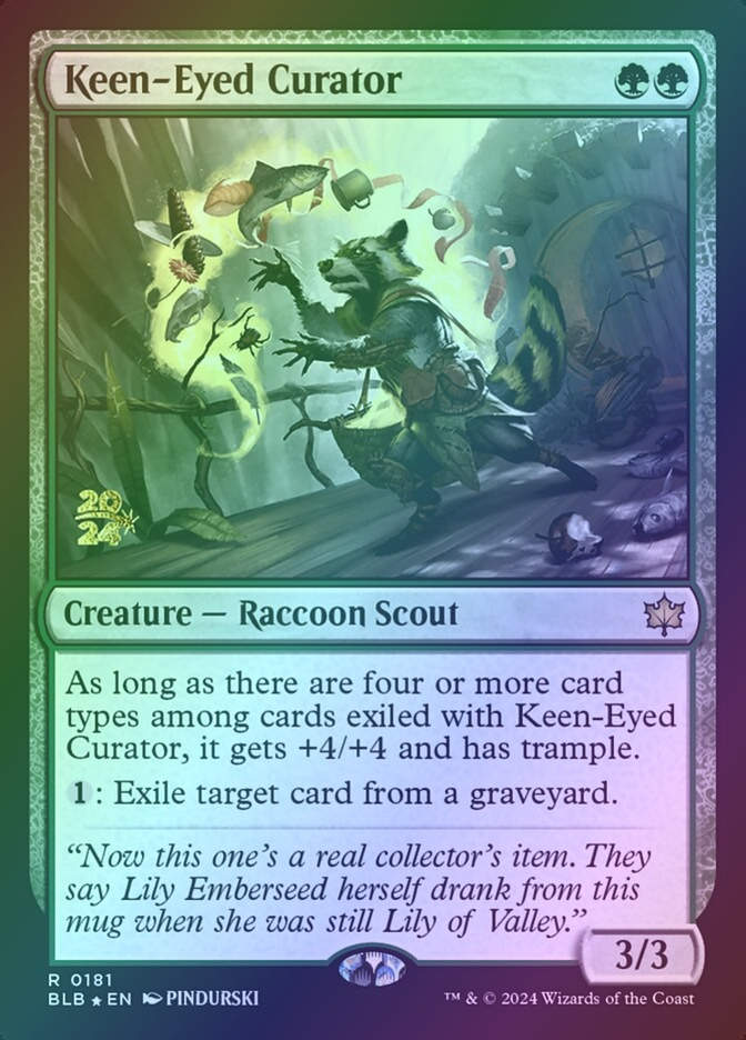 Keen-Eyed Curator (PBLB) (181s) / Foil