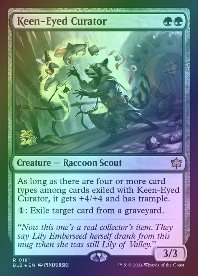 Keen-Eyed Curator (PBLB) (181s) / Foil