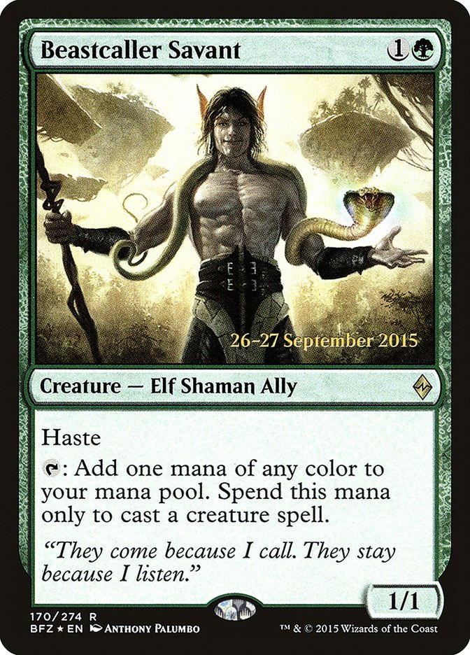 Beastcaller Savant (PBFZ) (170s) / Foil