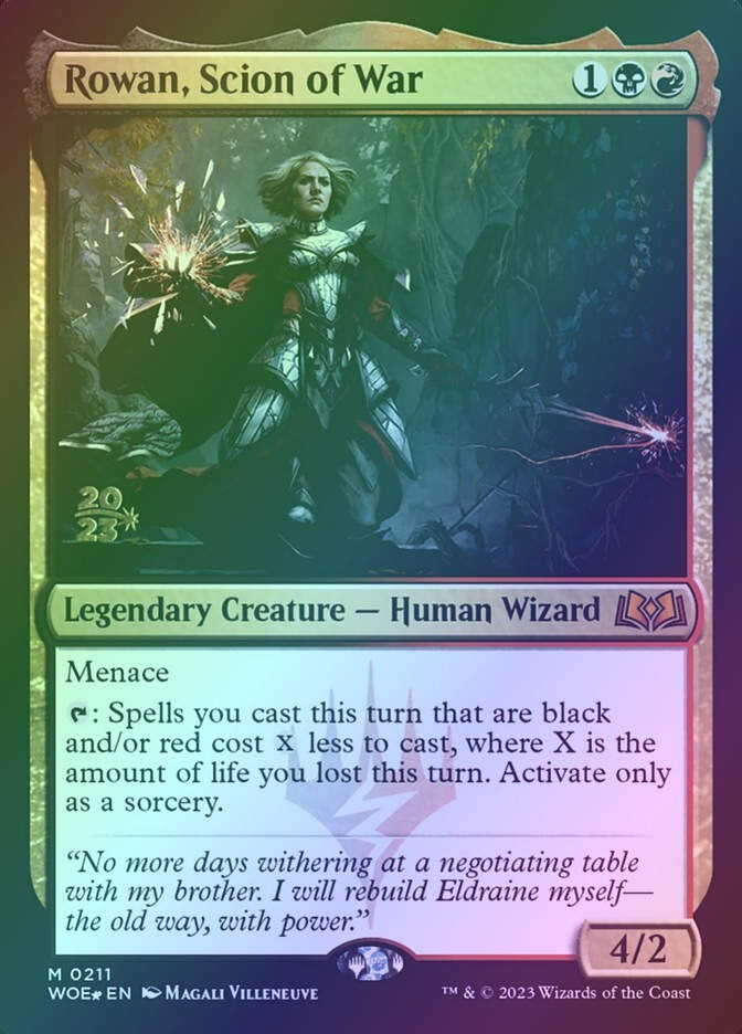 Rowan, Scion of War (PWOE) (211s) / Foil