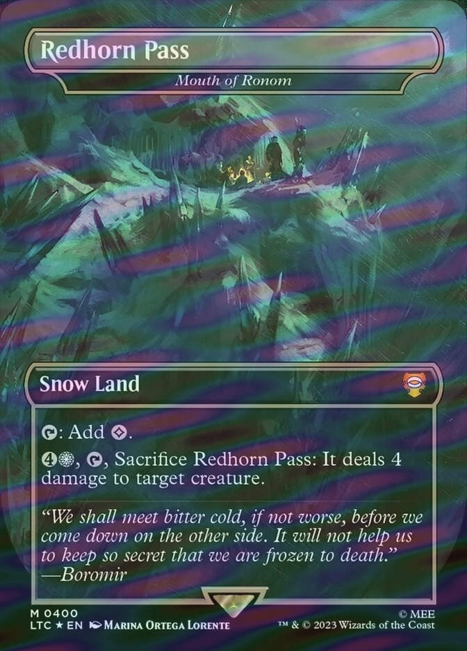 Mouth of Ronom (LTC) (400) / Borderless / Surge Foil