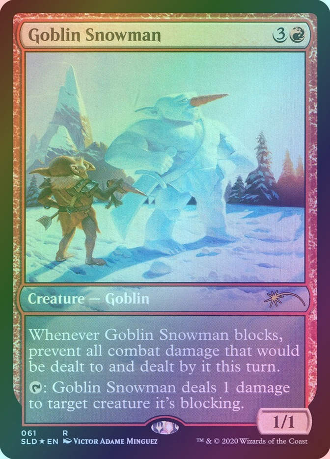 Goblin Snowman (SLD) (61) / Foil