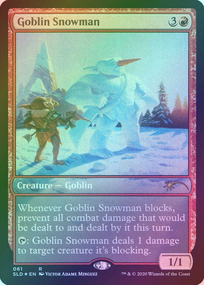 Goblin Snowman (SLD) (61) / Foil
