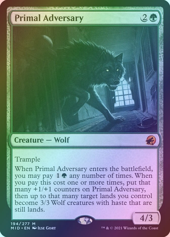 Primal Adversary (MID) (194) / Foil