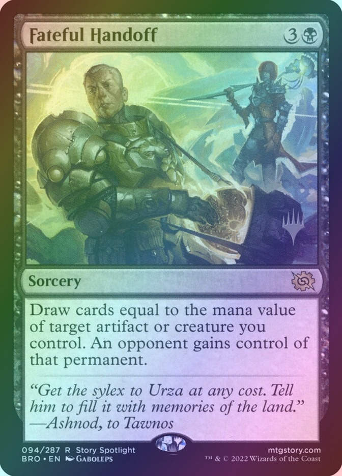 Fateful Handoff (PBRO) (94p) / Foil